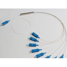 1*8 Steel Tube Fiber Optic PLC with SC/PC Connector